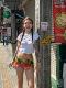 American retro hot girl printed mini skirt for women 2025 summer new sexy fashionable niche mini skirt