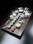 bàn trà điện giá rẻ Khay trà gỗ nguyên khối cho hộ gia đình hoàn toàn tự động tất cả trong một phòng khách gia đình Bộ ấm trà hoàn thiện cao cấp đáy kính mới đựng nước khay trà điện tử Bàn trà điện
