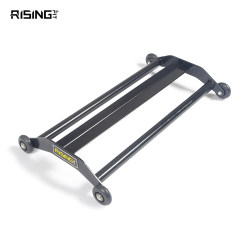 Ruisi Four-Wheel Pulley Abdominal Wheel Multifunctional Abdominal Trainer Four-Wheel Fitness Training Core Machine for Home Personal Training