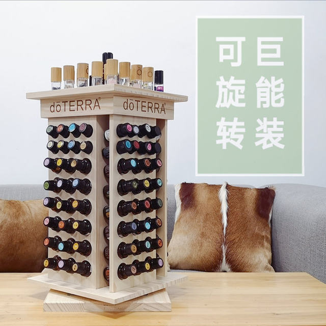 Rotating Essential Oil Bottle Storage Display Rack Shipped Directly ...