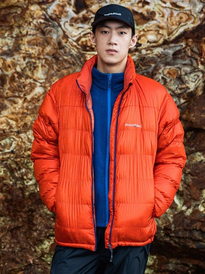 モンベル メンズ 800フィルパワー ダウンジャケット - スタンドカラー