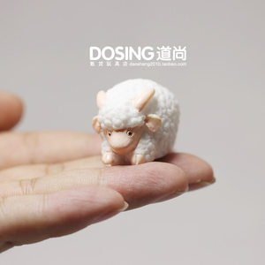 
Simulated animals, small lambs, little sheeps, Q-version cute little animals, resin miniature model hand-made ornaments