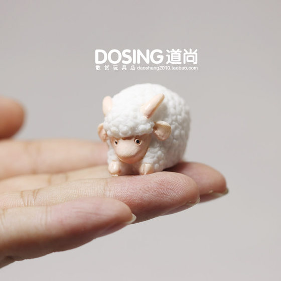 
Simulated animals, small lambs, little sheeps, Q-version cute little animals, resin miniature model hand-made ornaments