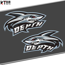 Shark Stickers Are Creative and Personalized Decorations That Cover Scratches, Cartoon Car Stickers, Electric Motorcycle Waterproof Window Reflective Stickers