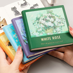 Oil Painting Small Square Sketchbook, Mini Drawing Book, Zentangle Practice Book, Portable Notebook, Blank Notebook, Sketchbook, Hand-Drawn Book, Drawing Book, Sketchbook, Watercolor Book, Pocket Notebook