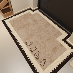 Entrance Door Mat, Stain-Resistant, No-Wash, Entryway Foot Mat, Can Be Cut, High-End Feel, Non-Slip Carpet, Door Mat for Home Use