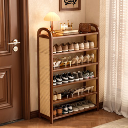 Shoe Rack Multi-Layer for Home Entrance Indoor Vintage Shoe Cabinet 2025 New Popular Model Rental Dormitory Storage Rack