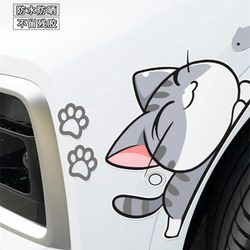 Car Stickers for Wheel Arches, Front and Rear Bumper Scratch Coverings, Rear Car Stickers, Front Coverings, Electric Vehicle Waterproof Decals