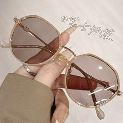 Sunglasses with a High-End Feel, 2023 New Polarized Sunglasses, Can Be Fitted with Prescription Lenses for Nearsightedness, Suitable for Round Faces, Uv Protection