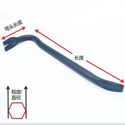 Nail Pullers, Pry Bars, Woodworking Tools, High Carbon Steel Pry Bars, Threaded Steel Nail Pullers, Various Specifications