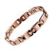 Genuine Taiwan health titanium titanium magnetic tungsten steel color gold couple bracelet Koto anti -radiation fashion men's and women's jewelry bracelet
