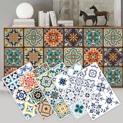 Kitchen, Bathroom, and Restroom Wallpaper Self-Adhesive Floor Tiles Wall Stickers Oil-Proof and Waterproof Tile Stickers Wall Covering Ugly Floor Stickers