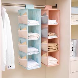 Storage Hanging Bag for Socks, Underwear, and Panties, Layered Organization, Hanging Behind the Door, Wardrobe Storage Rack, Dormitory Essential