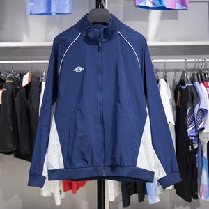
Li Ning sports windbreaker for men and women, new autumn sports trend series loose stand-up collar jacket AFDUB61