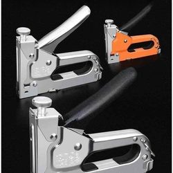 Manual Durable Straight Nails, U-Shaped Spray Nails, Nail Gun Stapler Three-In-One, Steel Nails for Wooden Boxes and Sofas
