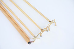 Billiard Table Cue Rack Black Eight Snooker Solid Wood Cue Holder Cross-Shaped Auxiliary Long Shot Billiard Accessories