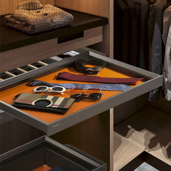 Multi-Functional Storage Box for Cloakroom, Jewelry Box, Pants Drawer, Hat Basket, Storage Multi-Purpose Box with Grid and Damping Track