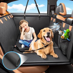 
Pet car seat cover rear hard plate load-bearing car dog kennel anti-dirty dog ​​cushion car seat cover dog seat car artifact
