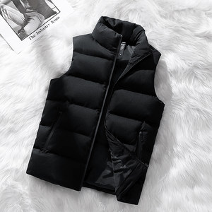 
Brand special sale down cotton jacket vest for men in autumn and winter thickened warm casual stand collar vest large size horse clip jacket