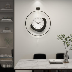 Wall Clock for Living Room 2026 New Model Light Luxury High-End Clock Wall-Mounted Modern Minimalist Art Clock for Home Dining Room