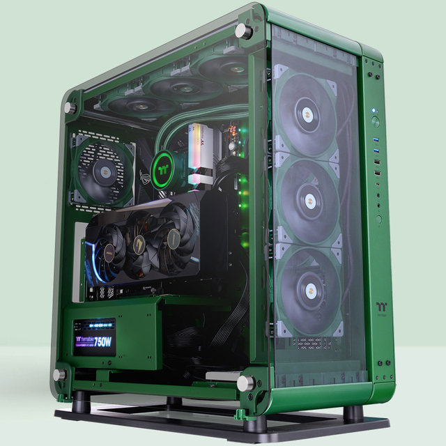 Tt desktop computer water-cooled main chassis CoreP6TG open wall ...