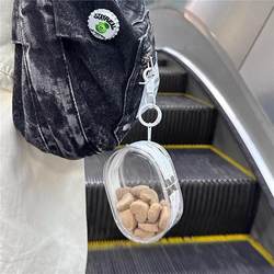 Portable Cat Food Storage Bag, a Tool for Feeding Stray Cats, a Portable Feeding Bag for Cats and Dogs, a Travel Box