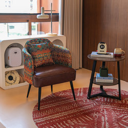 Hotel Table and Chair Set, Retro Style, Light Luxury, Reception and Negotiation Table and Chair Set, Bedroom Balcony Single Small Sofa, Guesthouse