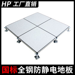 National Standard All-Steel Anti-Static Floor 600 600 Computer Room Pvc Anti-Static Elevated Movable Floor Factory Direct Sales