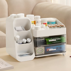Drawer-Type Medicine Box, Transparent Medicine Storage Box, Household Medicine Large-Capacity Medicine Box, Storage Rack, Household Packaging Box