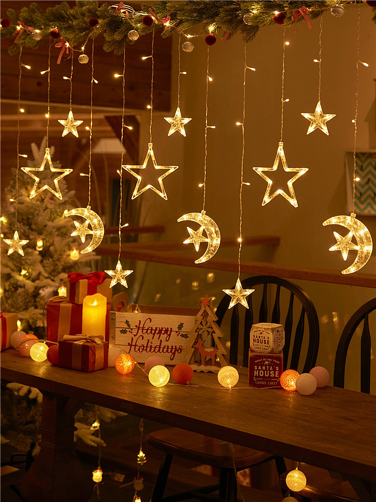 Luci A Stringa LED A Forma Di Stella Marina E Ippocampo - 1 Metro, 10 LED, Alimentazione A Batterie AA (non Incluse), Per Decorazioni Interne/esterne - 2