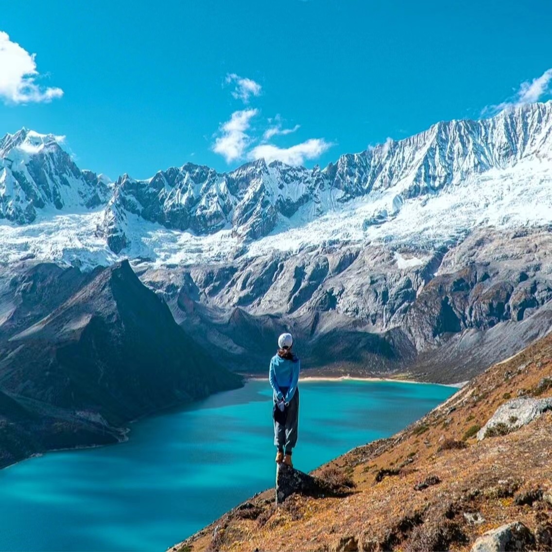 【越野徒步团+无人机单反】西藏旅游库拉岗日羊湖日托寺山南5日