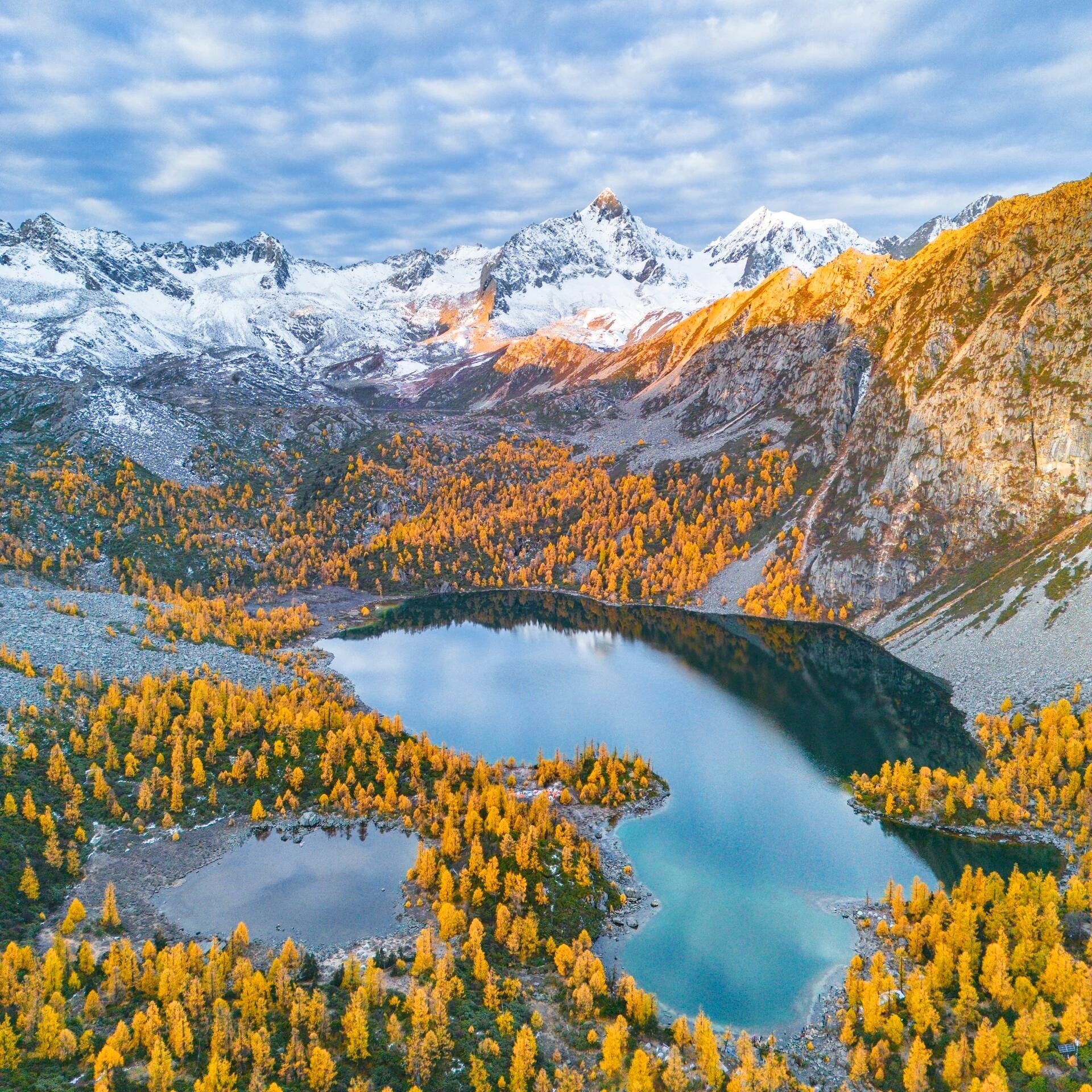 【党岭玉科环线×四姑娘山】川西旅游葫芦海甲依拉措秋景彩林4日