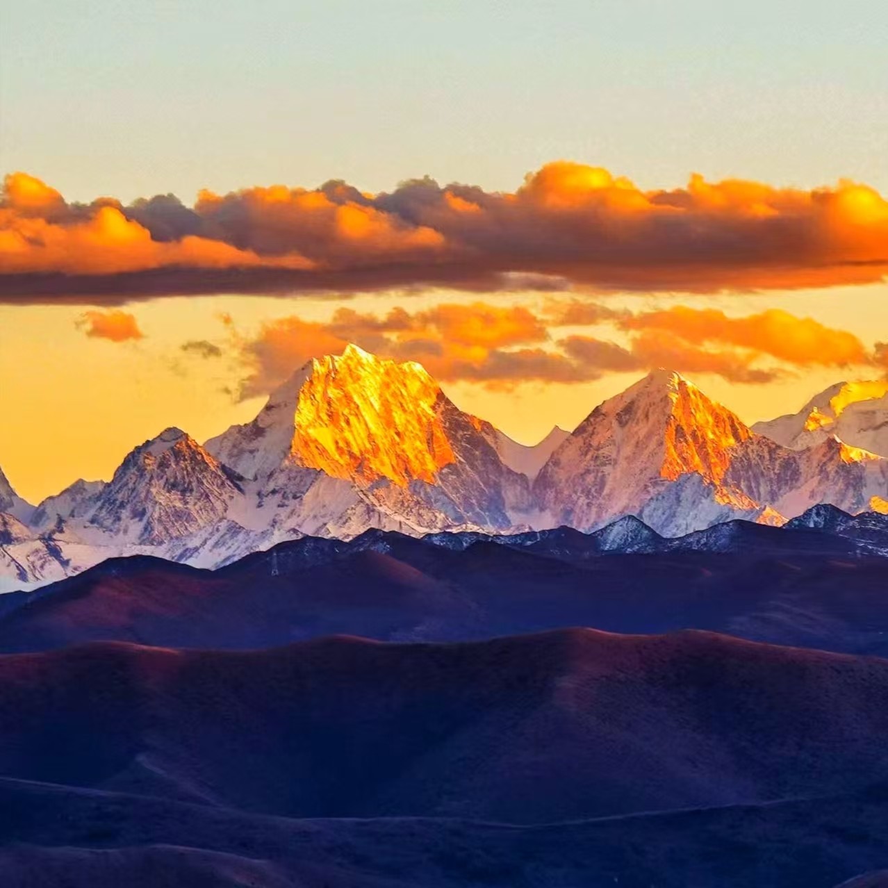 稻城亚丁4日游2-8人团川西旅游跟团鱼子西贡嘎雪山新都桥纯玩小团