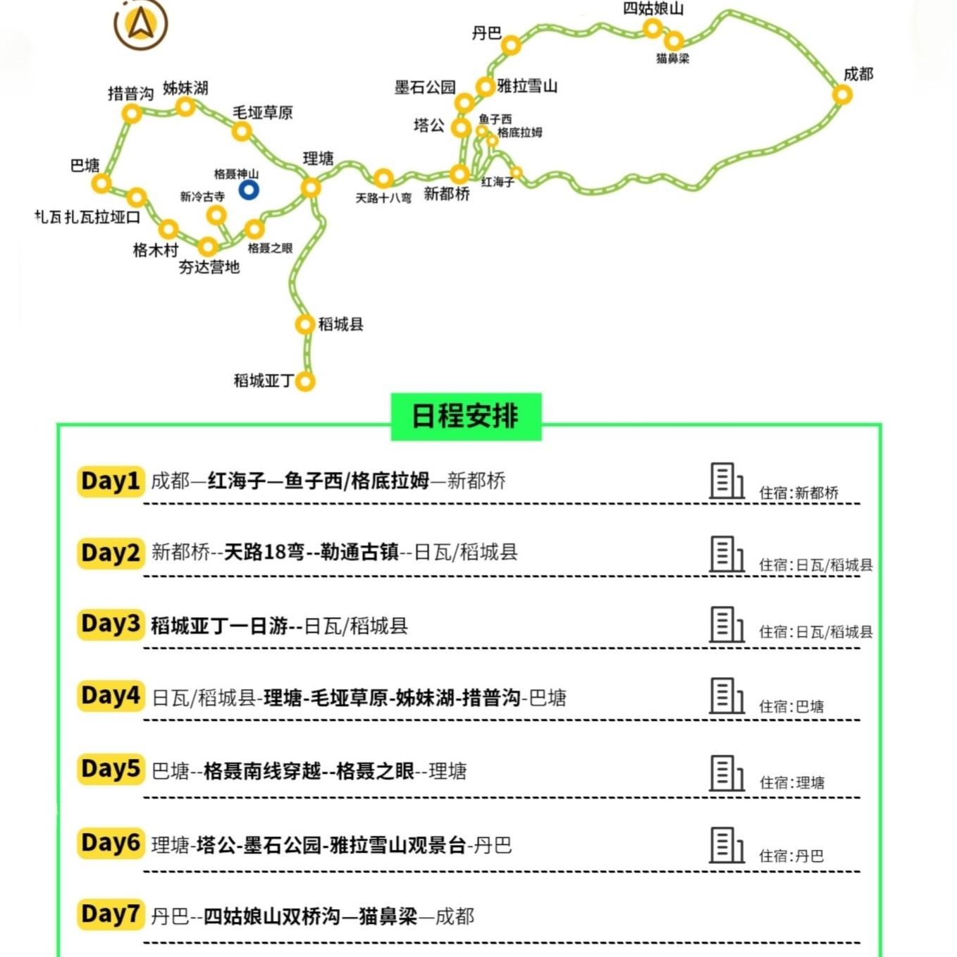 【格聂×稻亚×四姑娘山】川西跟团格聂南线格聂神山冷古寺7日