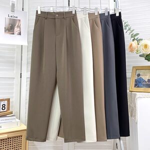 
Clearance and pick up the bargain to make you look slim and versatile loose suit harem pants for women in summer drooping casual straight-leg smoky trousers