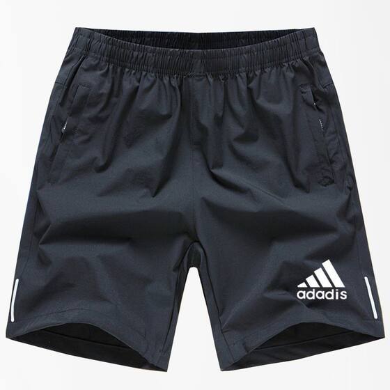 Sports casual shorts men's summer wearing ice silk fast -drying pants pants loose increase, increase code running fitness pants
