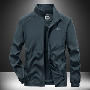 Jacket jacket men's spring and autumn stand collar casual clothes men's tops outdoor sports windproof men's clothing 2026 new style