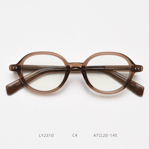 Старые цветочные очки женская мода мужская овальная овальная высокая высокая подлинная молодая ретро -гонконг в стиле Гонконга Старый Старый Свет