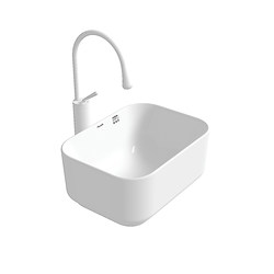 Punail Balcony Countertop Basin Deepened Minimalist Washbasin Artistic Washbasin Bathroom Sink Water Basin