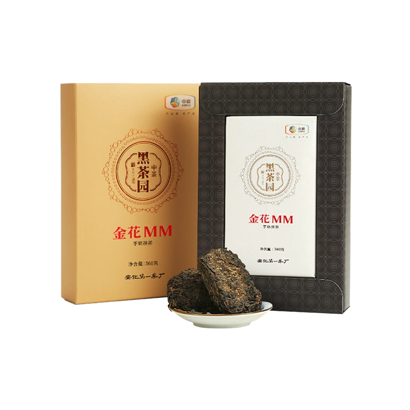 中茶茶葉安化黑茶金花mm手築茯磚360g 中糧茶葉-Taobao