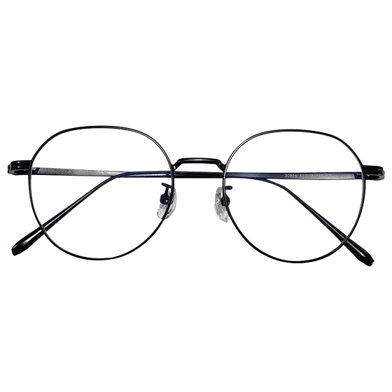 
Japanese student titanium frame 6g small round frame glasses for women can be equipped with prescription lenses ultra-light non-pressing nose eye frame