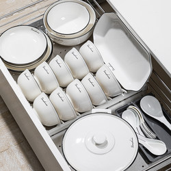 Dishes and Cutlery Set, Household Tableware Set, 2025 New Model, Modern and Simple, Housewarming Gift, Bowl and Chopsticks Set, Bowls and Plates