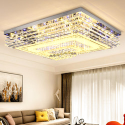 New Living Room Crystal Lamp Bluetooth Music Ceiling Lamp Modern Luxury Led Atmospheric Hall Main Light Bedroom Lighting Fixtures