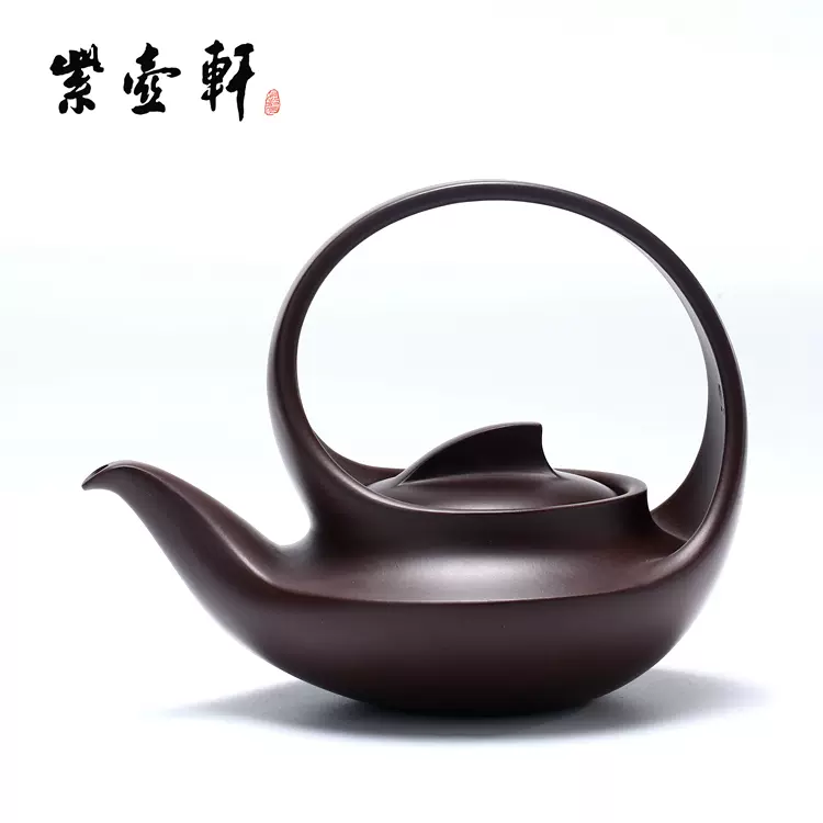 紫壺軒曹生大麴壺宜興全手工紫泥紫砂壺國家級工藝師收藏