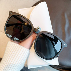 2025 New Style Sunglasses for Women, High-End, White Polarized Sunglasses, Can Be Fitted with Prescription Lenses