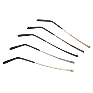 Metal glasses leg accessories A pair of universal double teeth 1mm male and female myopia eyes, leg frame bracket replacement mirror leg