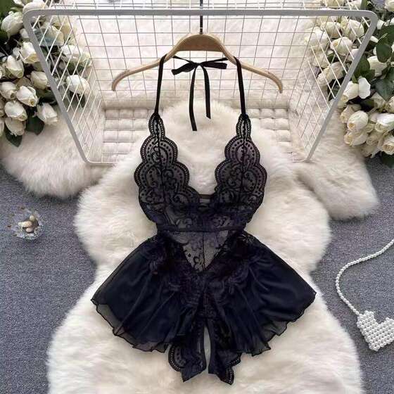 
Sexy bed large-scale emotional and interesting underwear plus size fat mm abstinence style seductive clothes pajamas uniform suit