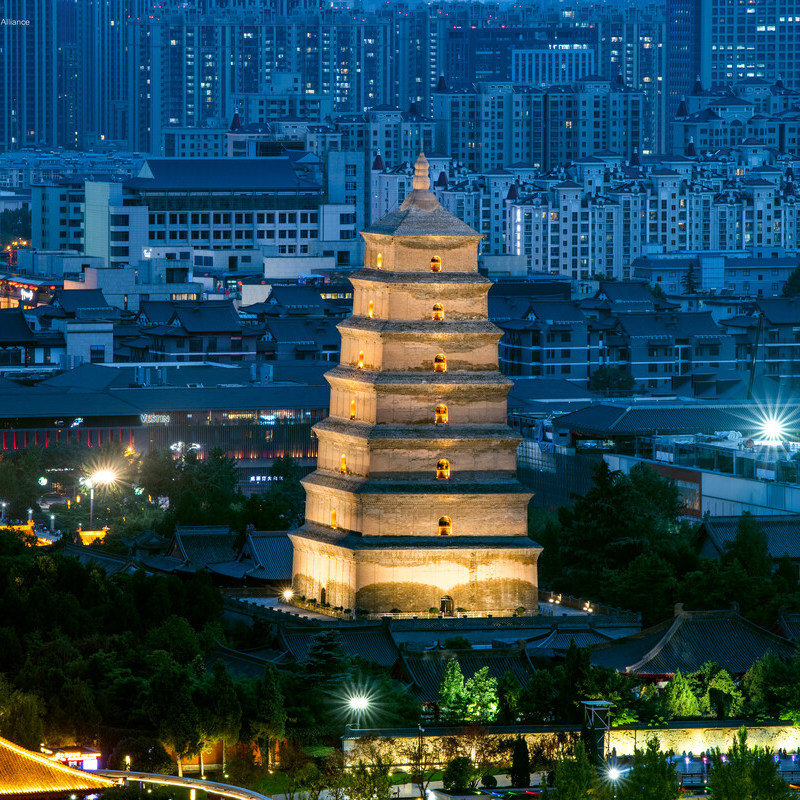 西安旅游西安7天6晚跟团游七日游全景游华山壶口延安兵马俑不夜城