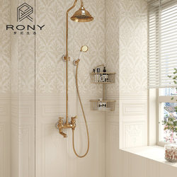 French Retro Tiles, Cream Style, Non-Slip Bathroom Tiles, Farolan Kitchen Wall Tiles, Bathroom Floor Tiles, Art