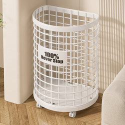 Yoga Mat Storage Basket, Sports and Fitness Equipment, Basketball Storage Rack, Home Dumbbell Foam Roller Storage Rack with Wheels